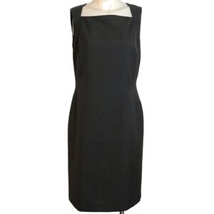 ANN‎ TAYLOR GREY SLEEVELESS DRESS